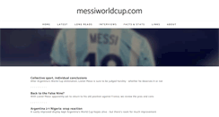 Desktop Screenshot of messiworldcup.com