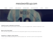 Tablet Screenshot of messiworldcup.com